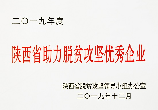 2019年度“陜西省助力脫貧攻堅優(yōu)秀企業(yè)”.jpg